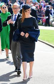 The Whole Suits Cast Arrives At The Royal Wedding Royal Wedding Guests Outfits Sarah Rafferty Royal Wedding Outfits