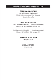 UNIVERSITY OF NEBRASKA–LINCOLN