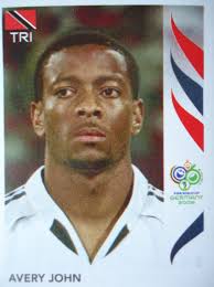 Panini 135 Avery John Trinidad and Tobago FIFA World Cup 2006 Germany