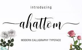 Recent fonts top fonts designers submit a font. Ahattom Modern Script Font Free Download Free Script Fonts