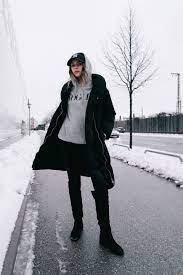 Outfit Vogue Hoodie Down Jacket Ny Cap Black Cap Outfit Oversized Hoodie Outfit Cap Outfit