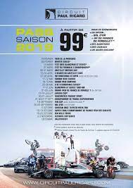 siʁkɥi pɔl ʁikaʁ) is a french motorsport race track built in 1969 at le castellet, var, near marseille, with finance from pastis magnate paul ricard. Pass Saison 2019 Votre Pass Circuit Paul Ricard Facebook