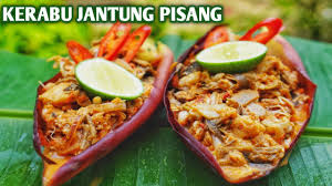 Ulam jantung pisang merupakan hidangan utama jawa. Kerabu Jantung Pisang Youtube