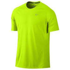Black And Lime Green Nike Shirt Mens Nike Dri Fit Miler Short Sleeve Uv T Shirt Men S Volt Volt Mens Running Shirts Running Shirts Mens Tshirts