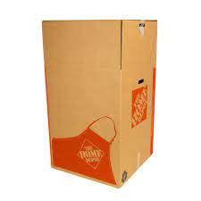 The Home Depot Heavy Duty Tall Wardrobe Box With Metal Hanging Bar 24 Inch L X 24 Inch W The Home Depot Canada