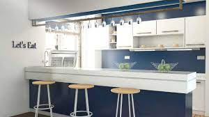 Jika jendela pada dapur anda cukup luas, anda bisa menggunakan cahaya alami dan anda tidak membutuhkan tirai. Jasa Kitchen Set Murah Yang Terlihan Mewah Megah Di Palembang