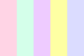 Pastels Color Palette Make note that the colour names can be very misleading as a 408.9 raw umber isn't actually brown but very light grey/green and what they call indian red is.
