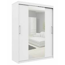 Sur notre site, vous profitez d'une sélection variée d'armoires de rangement blanches, en bois, grises, avec 2, 3 ou 4 portes, et à des prix pas chers. Helia Armoire A Portes Coulissantes Grand Miroir Chambre Couloir Salon 200x150x60cm Armoire Penderie Moderne Blanc