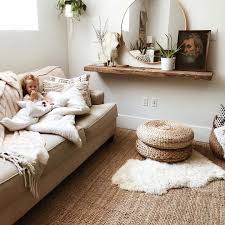 Emilyfaith22 Boho Minimal Neutral Room Decor Ikea Jute Rug Ikea Poufs Ikea Living Room Neutral Room Decor Living Room Decor Ikea