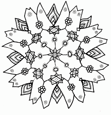 Coloring pages snowflakes offer little dreamers to invent their own unique winter symbol. Snowflake Coloring Page Free Coloring Home