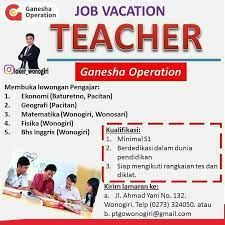 • koordinasi dalam perekrutan staff baru • handling personal staff • koordinasi dengan staff yang ada di bidang lain disclaimer: Lowongan Kerja Wonogiri Posts Facebook
