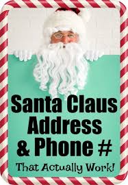 Santa Claus Address And Phone Number That Works Santas Address North Pole Santa Claus Letter Santa Letter