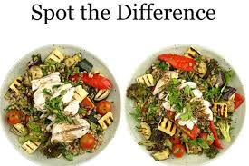 In a caesar salad ((1 cup serving)) there are about 184 calories out of which 138 calories come from fat. Dietician Shows Two Identical Salads Side By Side But One Has Double The Calories The Independent The Independent