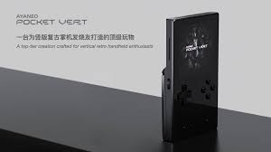 Vertical retro handheld AYANEO Pocket VERT INDIEGOGO Pre-launch is ...