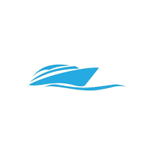 Blue Ship Logo Logo Icon Graphic Png And Vector With Transparent Background For Free Download Ship Logo Graphic Design Logo Logo