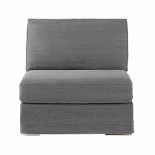 Chauffeuse En Coton Gris Maisons Du Monde Canape Angle Gris Chauffeuse