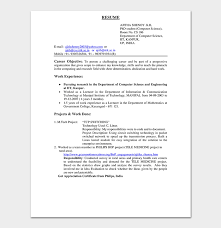 Get the sample resume for freshers and experienced professionals designed by naukri experts Fresher Resume Template 10 Samples Examples Formats
