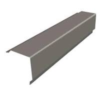 Gibraltar Building Products 10 ft. 29-Gauge Galvalume GR2 Gable Rake Flashing in Gray 987633 - The Home Depot