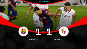 Cheap flight offers from sevilla to barcelona. Barcelona 1 1 Sevilla Defences On Top As Title Contenders Play Out Tense Draw