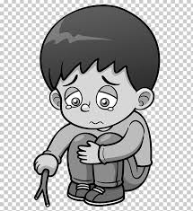 Find and save images from the sad cartoons collection by dead souls (souls13) on we heart it, your everyday app to get lost in what you love. Drawing Sadness Cartoon Png Clipart Arm Art Artwork Black Black And White Free Png Download