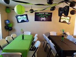 Today, i am sharing some really cool ideas that are sure to rock your kids birthday party. Level 10 Gaming Party Party Decorations Party Ideas Xbox Party Gaming Party Gamer Party Video Games Birthday Party Xbox Birthday Party Xbox Party