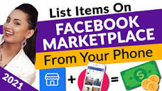 How to Post on Facebook Marketplace Mobile 2021: FOLLOW THESE ...