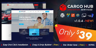Cargo Hub Transportation And Logistics Wordpress Theme Wordpress Theme Business Wordpress Themes Wordpress