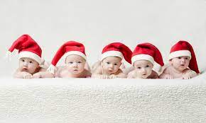 The first smile, the first laugh. 5 Cute And Simple Ideas For Baby Christmas Pictures Annie Baby Monitor