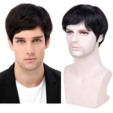 East africans most commonly vary in hair texture, especially ethiopians, somalis and eritreans. Amazon Com Becus Short Straight 100 Remy Human Hair With Bangs Brazilian Hair Full Wigs For Men Male Guy With Free Cap Natural Black 1b Beauty