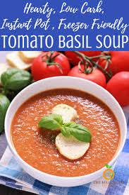 Easiest Ever Instant Pot Tomato Basil Soup Recipe Recipe Tomato Basil Soup Tomato Basil Soup Recipe Soup Recipes