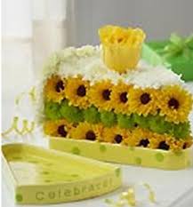 Birthday Cake And Flowers Png Cake Slide Fresh Flowers For Birthday With Yellow And White Flowers Png Unique Flower Arrangements Birthday Flowers Arrangements Floral Cake