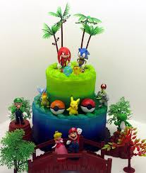 Super mario cake topper with personalised message on icing. Gpujs43fze7ibm