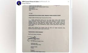 Pejabat pengarah tanah dan galian johor. Sultan Johor Berkenan Pulau Kukup Kekal Sebagai Taman Negara