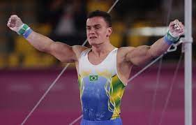I'm you but darker and in the all around final. Brasil Garante Ouro E Prata Na Ginastica Masculina Em Lima 2019 Recordtv R7 Pan Lima 2019