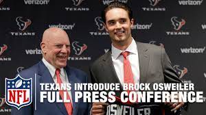 Brock Osweiler Texans Press Conference Full Nfl News Youtube