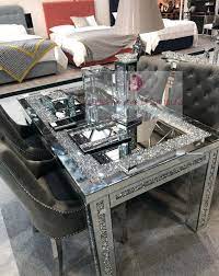 When you're looking for opulence and practicality, mirrored dining room furniture gives you the opportunity to combine traditional elegance and charm, with contemporary ideas. Velvet Dining Chairs With Knocker And Table Off 65