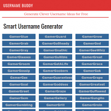 Nerdburglars Offers You Random Username Generator 24 Hours A Day 7 Days A Week So You Username Ideas Creative Instagram Username Ideas Usernames For Instagram