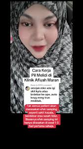 Replying to @N'M #pilmelidi #klinikafiyahmaran #afiyahcosmetics @Afiya...