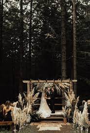 Bohemian Oregon Forest Wedding At Home Place Farm Earthy Wedding Forest Wedding Venue Wedding In The Woods