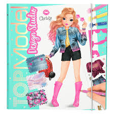 Wow Das Neue Create Your Design Studio Von Topmodel Mit Tollen Vorlagen Schablonen Mustern Und Vielem Mehr Malen Zeichn Topmodel Models Topmodel Malbuch