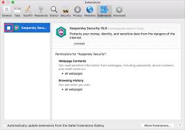 How To Install Or Remove The Kaspersky Security Browser Extension