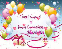 Buon Compleanno Mariella