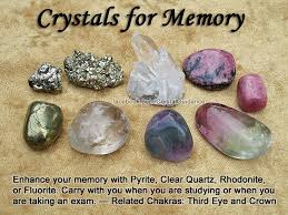 Crystals For Memory Enhance Your Memory With Pyrite Clear Quartz Rhodonite Or Fluorite Carry With You When Crystals Healing Stones Crystal Healing Stones