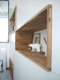 Mur Rangements Blanc Bois Scandinave Bois Concept Stockage De Mur Deco