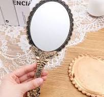 Oval Hand Mirror Vintage Handheld Mirror with Handle Bathroom Home Makeup  Cosmetic Mirror Travel Mirror Decorative - AliExpress