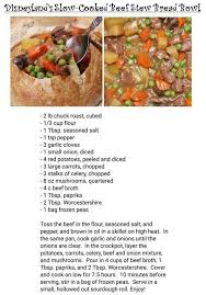 Disneyland S Slow Cooked Beef Stew Bread Bowl Slow Cook Beef Stew Slow Cooker Recipes Beef Slow Beef Stew
