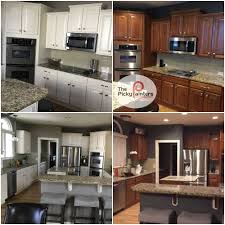 These factors are sink, ceiling, tiles, cabinet, layout and countertops. Kitchen Cabinet Refinishing In Cleveland The Picky Painters