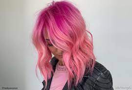 The ombre color goes from a bright pink root color to a warm but light shade of blonde at the ends. How To Get Pink Ombre Hair 17 Cute Ideas For 2021