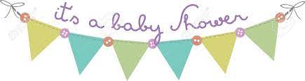 Baby shower hanging heart cloud moon bunting flags card cartoon decoration vector illustration. Flag Banner With Buttons For Baby Shower Decorating Royalty Free Cliparts Vectors And Stock Illustration Image 41350193