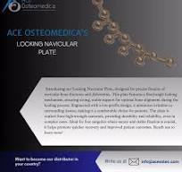 ACE OSTEOMEDICA's LOCKING NAVICULAR PLATE